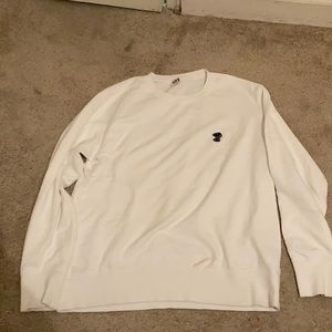 kaws x peanuts crew neck sweatshirt